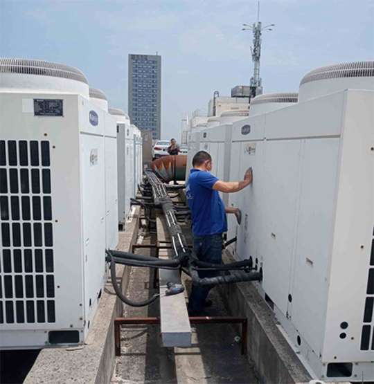 响水中央空调制热和不制冷系统维修方法